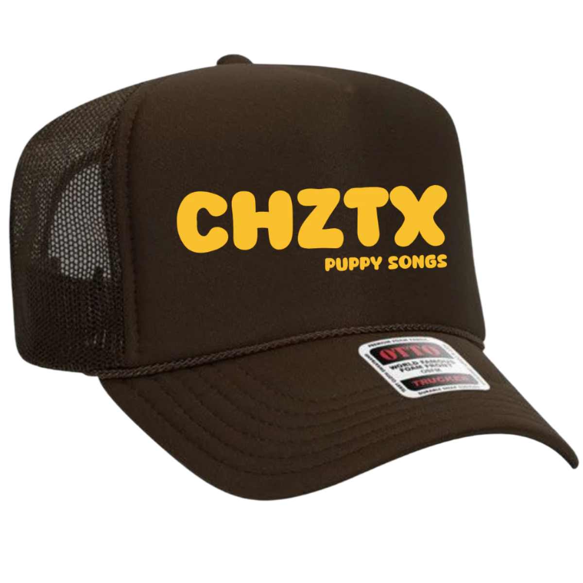 CHZTX Brown Trucker Cap