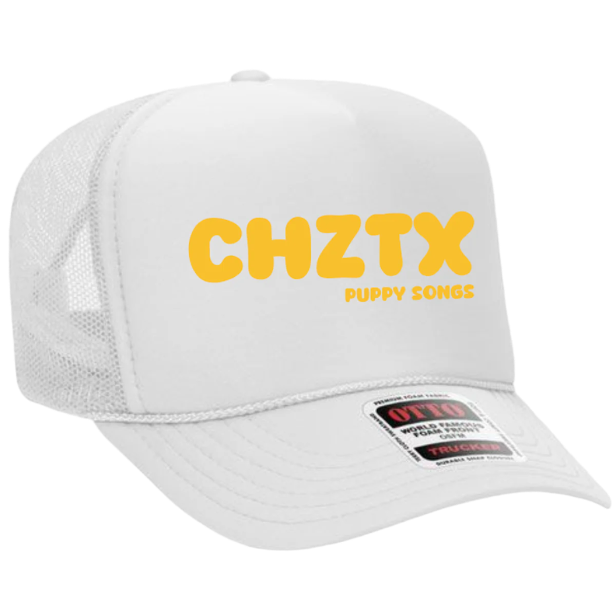 CHZTX White Trucker Cap