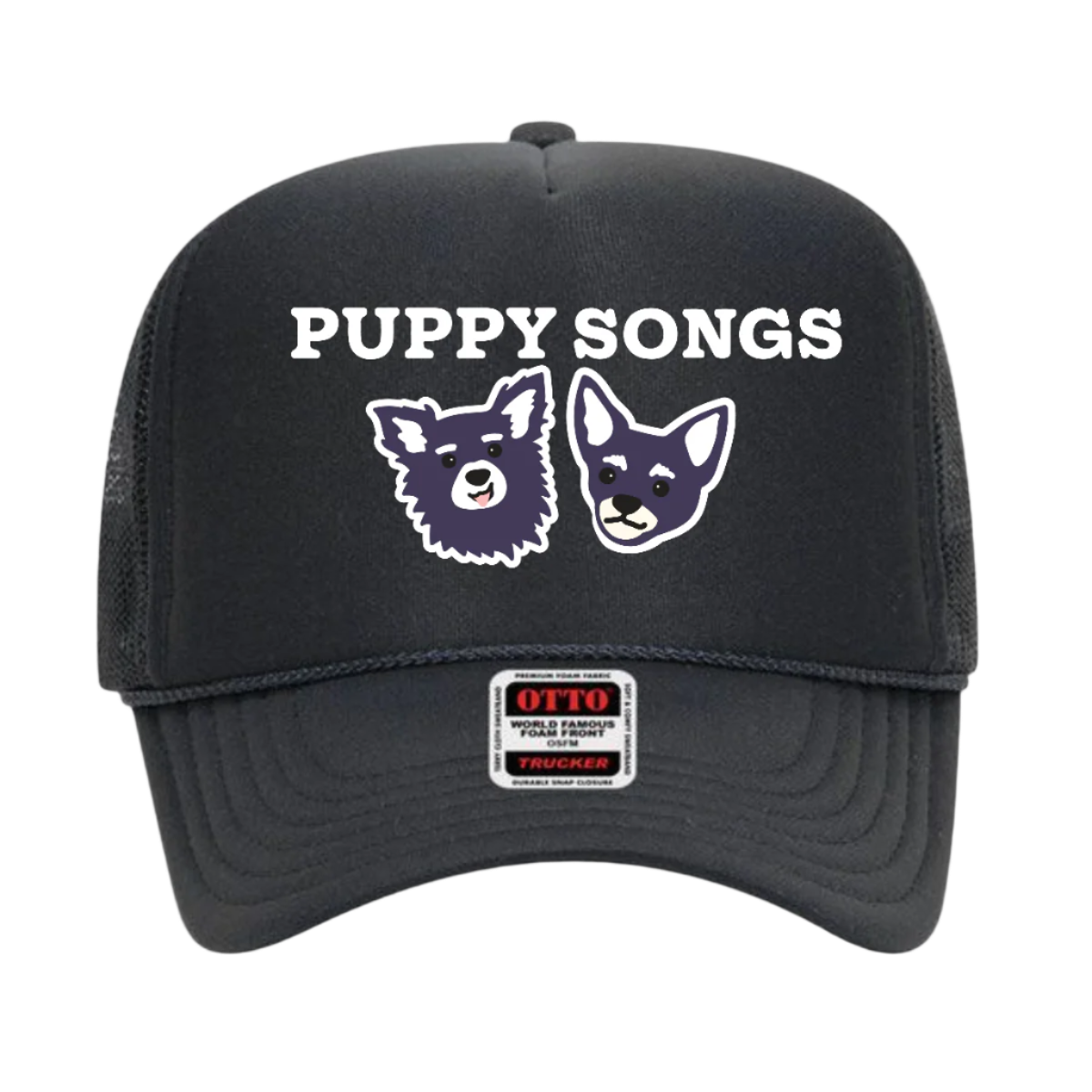 Classic Puppy Songs Charcoal Trucker Cap