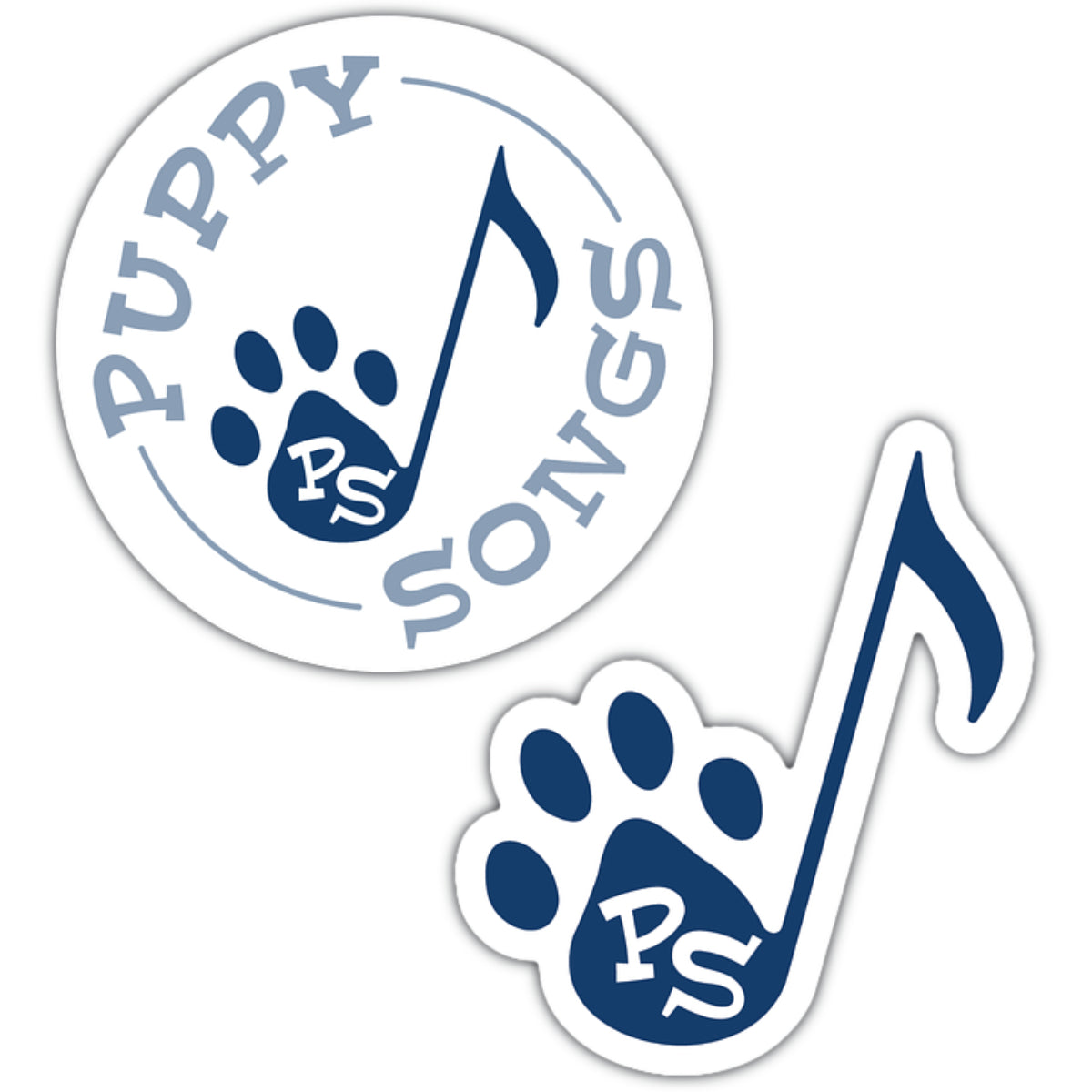 *NEW* Paw Note Sticker Sets, 4 color options! (2 Stickers)