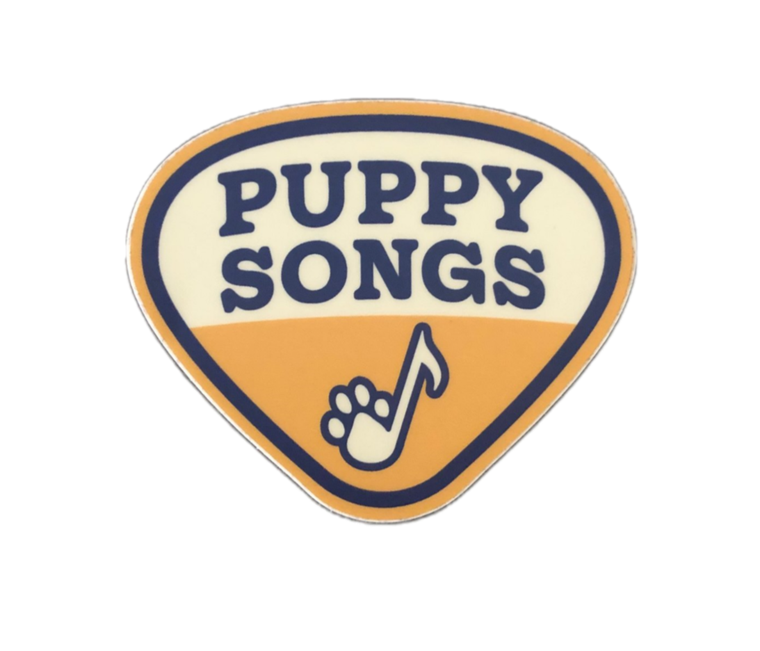 Guitar Pick Logo Sticker Set (2 Stickers)