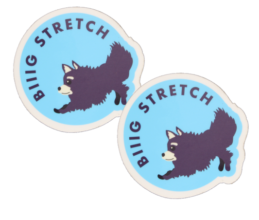 "Big Stretch" Sticker Set (2 Stickers)