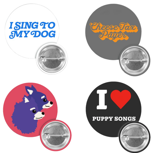 February Button Pack (4 buttons)