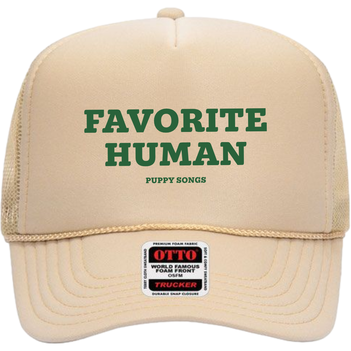 Favorite Tan Trucker Cap