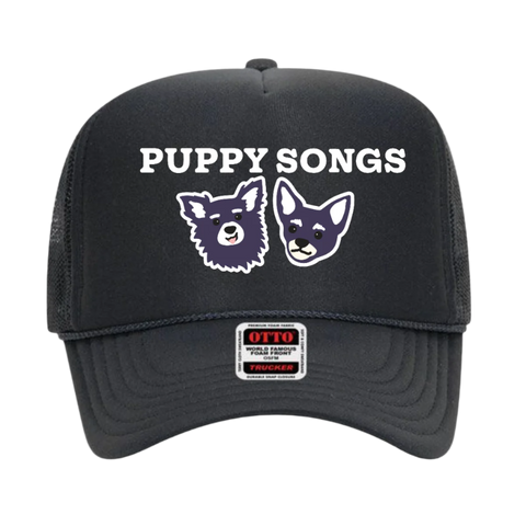 Classic Puppy Songs Charcoal Trucker Cap