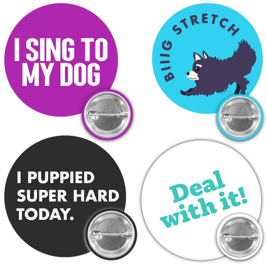 March Button Pack (4 buttons)