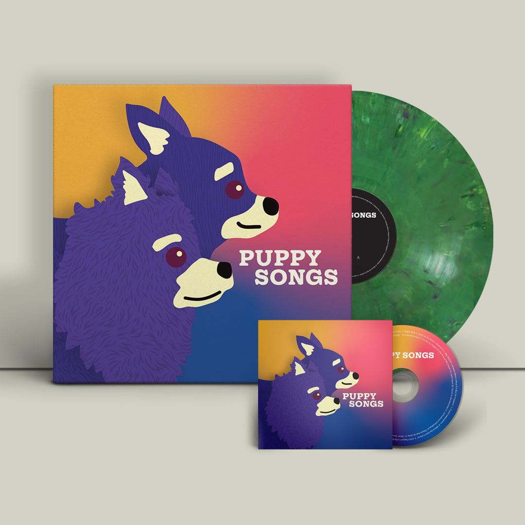Puppy Songs Evergreen Splatter Vinyl, CD, Limited Edition Bandana Bundle