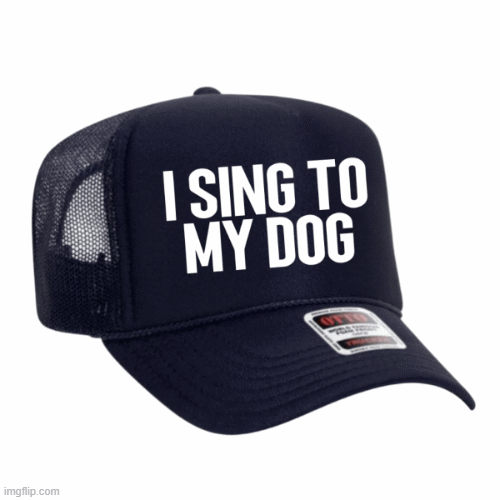 "I Sing to My Dog" Hat collection