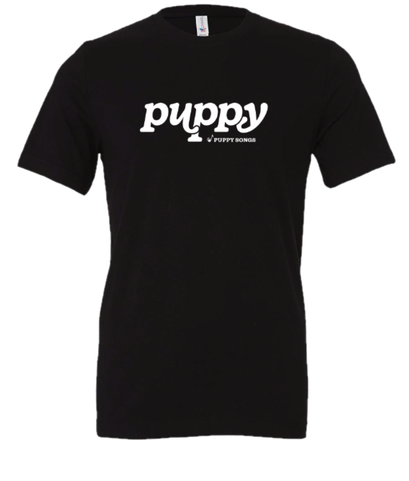 "PUPPY" Logo Black Tee